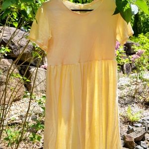 Soft Light Yellow Dress